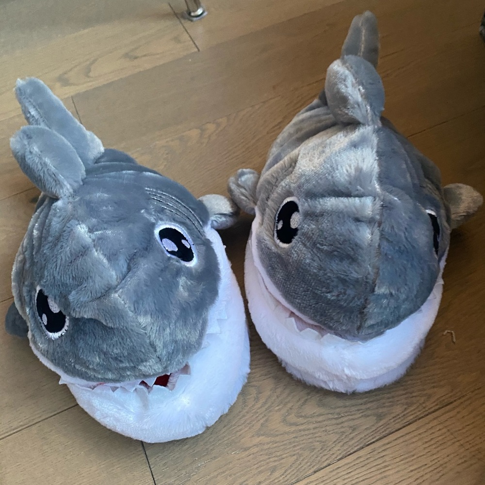 SOS Adult Shark Slippers